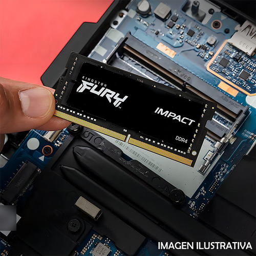 Memoria Ram Sodimm Ddr4 Kingston 16gb Fury Impact 3200mhz