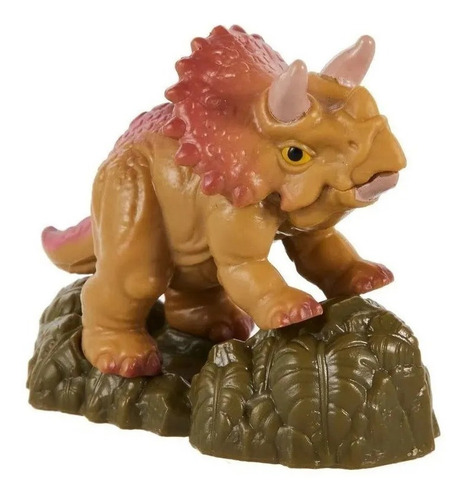 Figura Jurassic World Miniatura Triceratops Mattel Gxb08