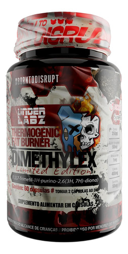 Cromo Morosil Carnitina Dimethylex Burner Under Labz 60 Cáps