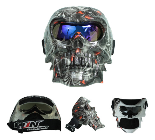 Googles Para Moto Con Mascara Calavera Con Diseño Terror