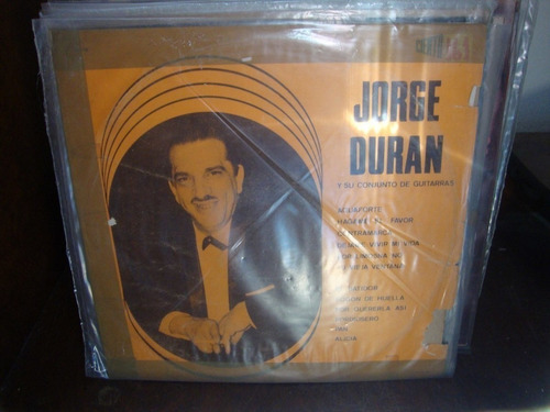 Vinilo Jorge Duran Y Su Conjunto De Guitarras T2