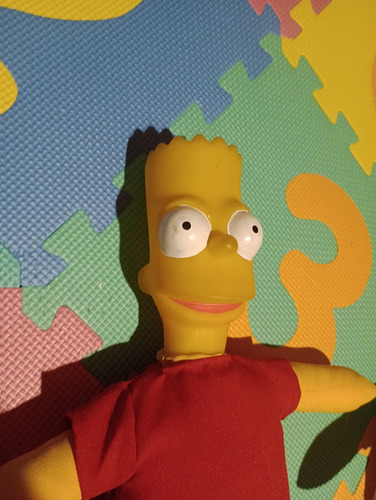 Bart Simpson Muñeco Cabeza De Goma (Usado)
