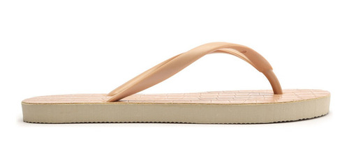 Imagem 2 de 6 de Chinelo Feminino De Dedo Rasteiro Nude My Shoes
