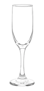 Rioja Juego De 6 Copas Champaña Flauta De 177 Ml. Color Transparente