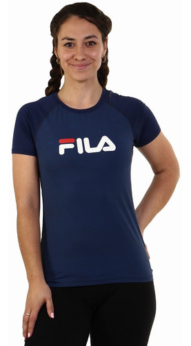 Remera De Mujer Fila Pró - Marino