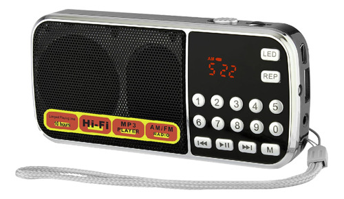 Yofits Yf37 Radio Portatil Am/fm Excelente Recepcion Y Bater