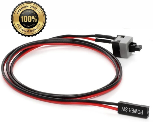 Imagen 9 de 10 de Botón Pulsador Con Cable Para Encendido Motherboard-minería