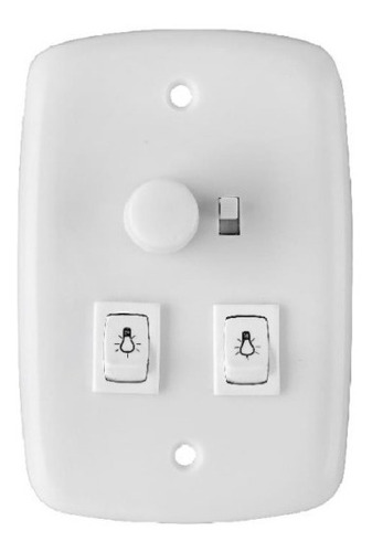 Dimmer Para Ventilador Com Interruptor Para 2 Lâmpadas Cv-02