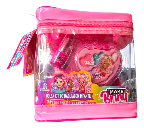 Makebrinq Kit Maquiagem Infantil Seguro E Divertido