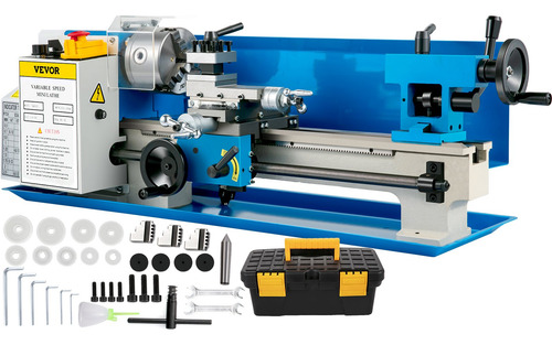 Mini Torno De Metal 7x14 Inch Sobremesa Velocidad Variable