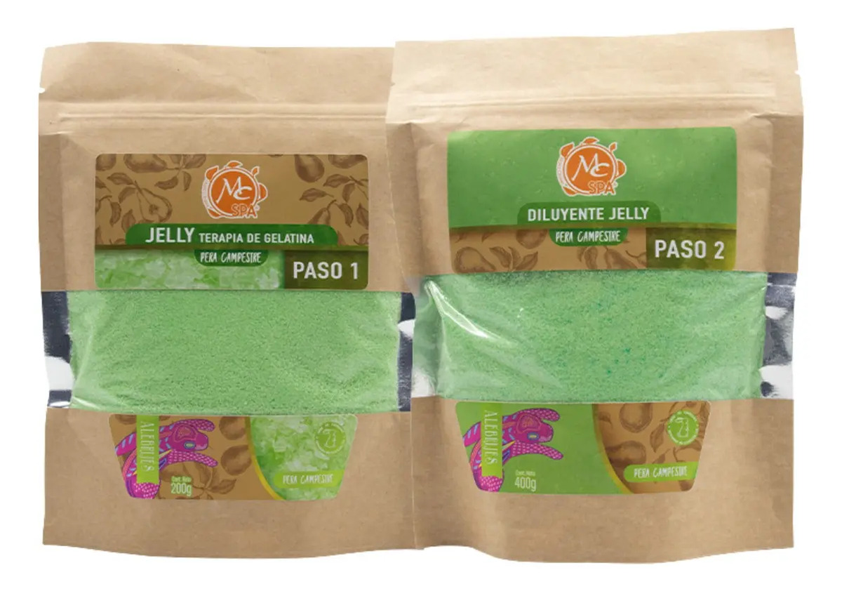 Mc Spa Jelly Mani-Pedi Paso 1 200 g + Paso 2 400 g Aroma Pera Campestre