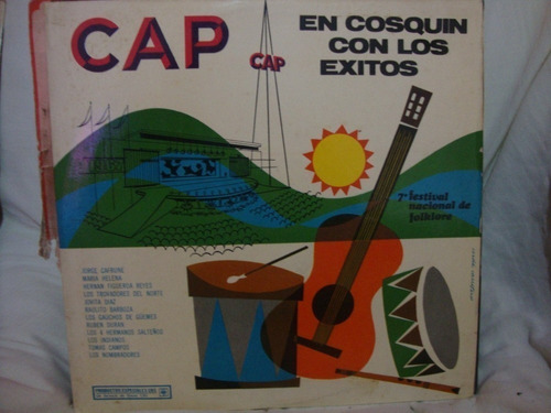 Vinilo Cap En Cosquin Con Los Exitos 7 Festival Duran F1