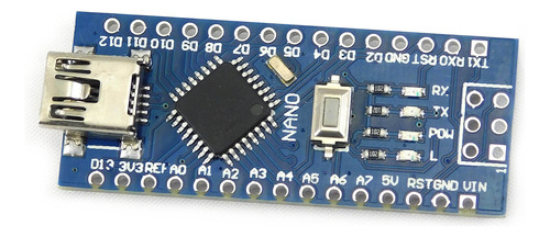 Tarjeta Desarrollo Nano V3.0 Atmega328 Pines Sin Soldar