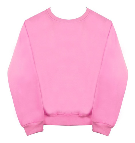 Sudadera Sin Gorro Crewneck Pink Rosa Pastel 2xl Xxl Adulto