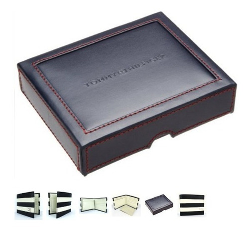 Imagen 9 de 10 de Billeteras Cuero Bufalo Tommy Hilfiger Importado Men Regalos