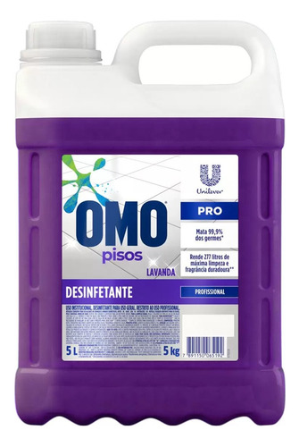 Limpador Pisos Lavanda 5l Omo