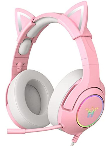 Auriculares Para Juegos Phnixgam Pink Girl Para Ps4, Ps5, Xb