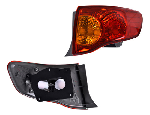 Calavera Exterior Corolla 2009 - 2010 Depo Der Rxc