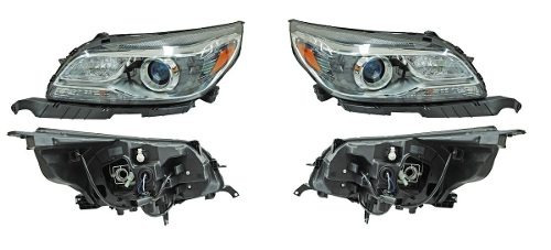 Par Juego Faros Chevrolet Malibu  2013 - 2015 Para Xenon Xry