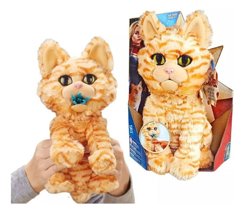 Peluche Goose Cat, Gato De Capitana Marvel, Hasbro 25cm