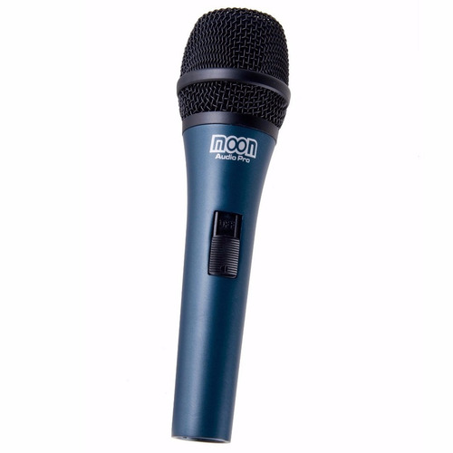 Imagen 1 de 4 de Microfono Moon M840 Dinamico Voces Dj Cable Hot Sale
