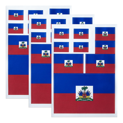 Paquete De 3 Adhesivos De Bandera De Puerto Rico  Ca...