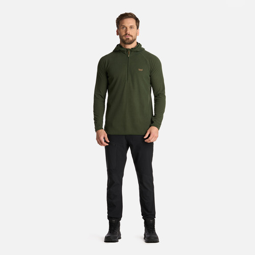 Polerón Hombre Jacaranda Nano-f 14 Zip Hoody Verde Lippi I25