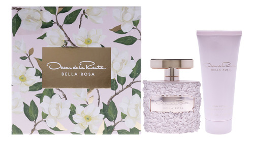 Set De Regalo Perfume Oscar De La Renta Bella Rosa Para Muje