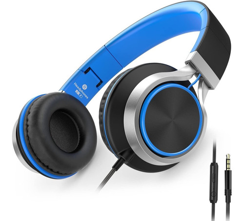 Auriculares Con Microfono Ailihen C8 | Headset, Negro/azul
