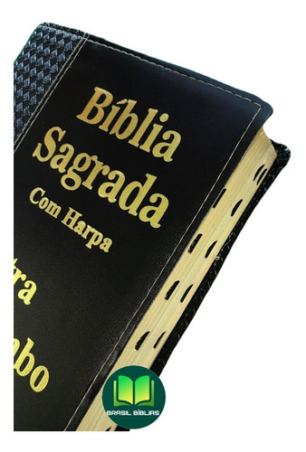 Imagem 2 de 7 de Biblia Jumbo Letra Extra Gigante E Harpa Corrigida
