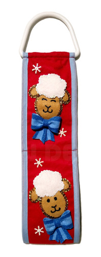 Bj Design Juego De Baño Navidad Fieltro (niña Y Borregos)