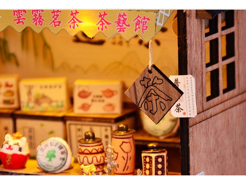 1/24 Kits De En Miniatura De Para Bricolaje Té Antigua Con