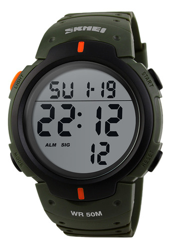 Reloj Digital Para Hombre Con Cronómetro Y Alarma