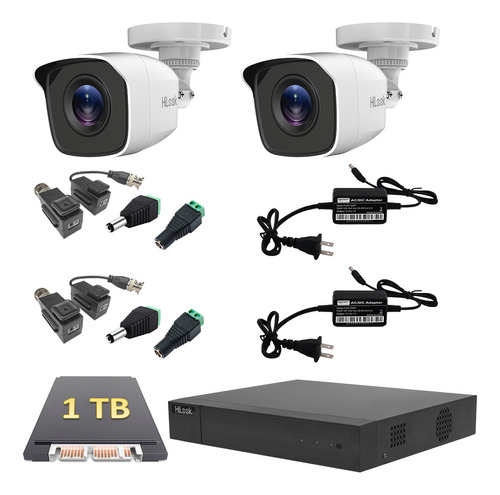 Kit Turbohd 1080p / Dvr 4 Canales / 2 Cámaras / 1tb