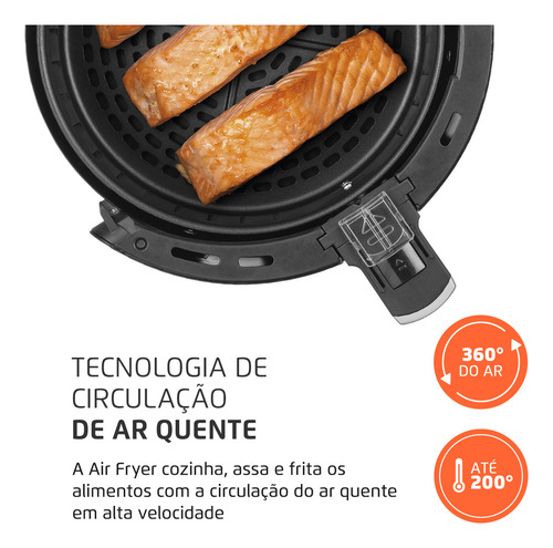 Fritadeira Sem Óleo Air Fryer 3,5l Mondial Af-30-i 127v