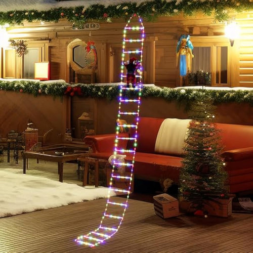 Luces De Escalera Decorativas De Navidad De Papá