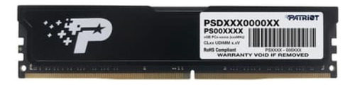 Memoria Ram Signature Color Negro 8gb Patriot Psd48g320081