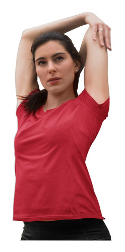 Imagen 9 de 10 de Camiseta Mujer Deportiva Antitranspirante Dryfit Nacional