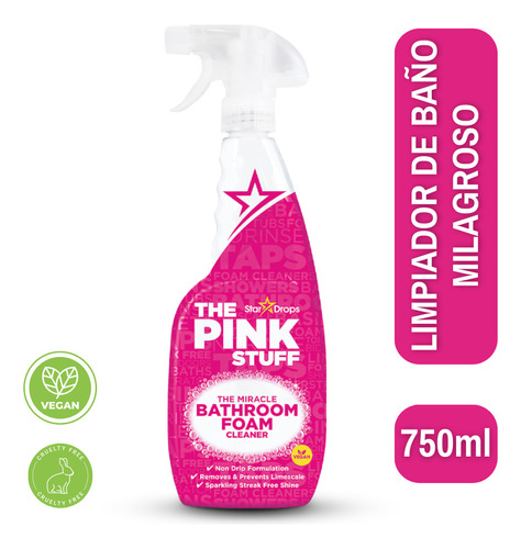 The Pink Stuff Limpiador De Baño En Espuma - 750ml
