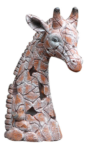 Estatua De Jardín De Jirafa, Estatuilla Jirafa Cuello Largo