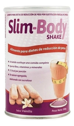 Slim Body Shake Vainilla 500g | Batido Adelgazante