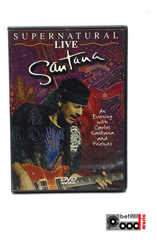 Dvd Santana - Supernatural Live + Bonus Material- Como Nuevo