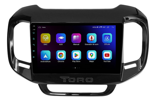 Multimidia Fiat Toro Android Carplay 2gb 64gb Wifi Cam 9p