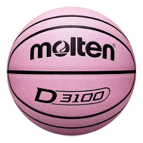 Balon De Basquetbol Molten D3100 #6 Rosa-piel Sintetica-dama