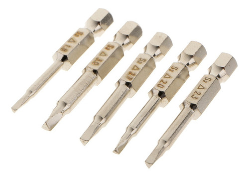 5pcs / Set Magnética Destornillador Triángulo De Brocas