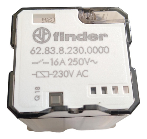 62.83.8.230.0000 Finder Relevador Potencia Bobina 230v 16a