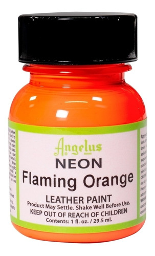 Pintura Angelus 1oz Naranja Flama Neon (flaming Orange) 