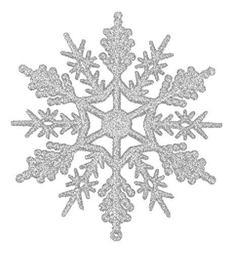 2024 Decoración Navideña En Forma De Copo De Nieve, 24 2024