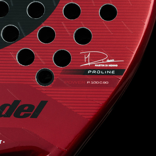 Pala Padel Bullpadel Xplo 25 Multieva X-tend Carbon 12k 370g Color Negro
