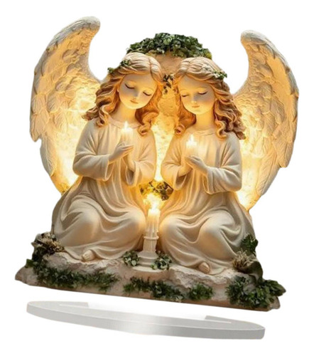 Decoración De Mesa Acrílica De Ángel 2d, Adorno De Mesa